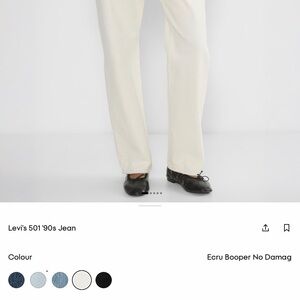 Levi's Straight Leg Jeans in Ecru